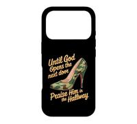 Custodia per iPhone 17 Pro Praise God In Hallway Until He Opens Next Door -