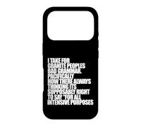Custodia per iPhone 17 Pro PRENDO PER GRANITO GRAMMATICA CATTIVA Meme pacificamente divertente