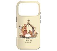 Custodia per iPhone 17 Pro Presepe Boho Il primo Natale Noel