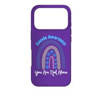 Custodia per iPhone 17 Pro Prevenzione della consapevolezza del suicidio Rainbow You Are Not Alone Love