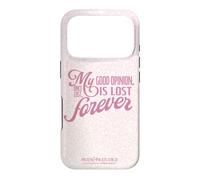 Custodia per iPhone 17 Pro Pride & Prejudice Mr. Darcy My Good Opinion Quote Script