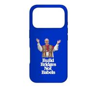 Custodia per iPhone 17 Pro Primo Papa americano Leone XIV - Costruire ponti non Babels