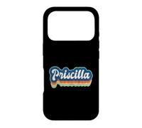 Custodia per iPhone 17 Pro Priscilla Nome Ragazza Stile Vintage 70s 80s Personalizzato