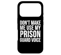 Custodia per iPhone 17 Pro Prison Guard Funny - Non farmi usare il mio