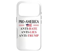 Custodia per iPhone 17 Pro Pro America Anti Trump Hate Lies Resist Sign Anti Trump Flag