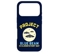 Custodia per iPhone 17 Pro Progetto Blue Beam Retro UFO Fantascienza Design Divertente