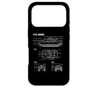 Custodia per iPhone 17 Pro Progetto del carro armato principale americano M1A1 Abrams