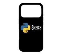 Custodia per iPhone 17 Pro Programmazione Python Programmatore Divertente Logo Python Sneks