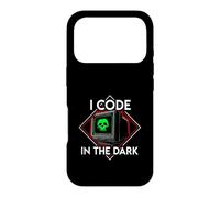 Custodia per iPhone 17 Pro Programmer I Code In The Dark Retro Hacker Skull