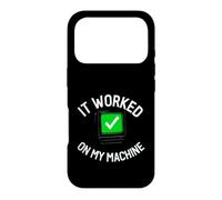 Custodia per iPhone 17 Pro Programmer It Worked On My Machine Coding Joke