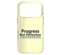 Custodia per iPhone 17 Pro Progress Not Perfection Inspirational Self Improvement