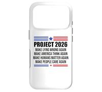 Custodia per iPhone 17 Pro Project 2026 Sign Make Lying Wrong Again Make America Think