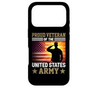 Custodia per iPhone 17 Pro Proud Veteran Of The US Army American Flag Patriotic