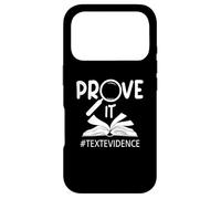 Custodia per iPhone 17 Pro Prove It Testo Evidenze Lettura Insegnante Primo Giorno Di Scuola