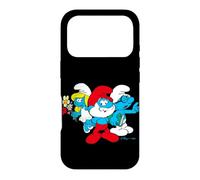 Custodia per iPhone 17 Pro Puffi Grande Papà Puffetta Brainy Cartone animato 80s 90s Posa Retro