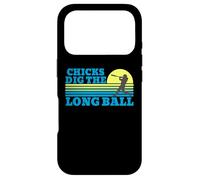 Custodia per iPhone 17 Pro pulcini scavare il lungo palla baseball tramonto