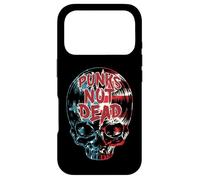 Custodia per iPhone 17 Pro Punks Not Dead Punk Rock USA Bandiera Vinile Record LP Skull