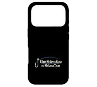 Custodia per iPhone 17 Pro Punto di pesca segreto Non chiedere il mio posto Umorismo Pesca Confine