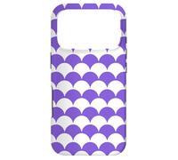 Custodia per iPhone 17 Pro Purple White Bumpy Mountains Hills Geometric Hummock Pattern