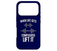 Custodia per iPhone 17 Pro Quando la vita diventa complicata sollevarlo divertente sollevamento pesi