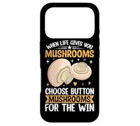 Custodia per iPhone 17 Pro Quando la vita ti dà funghi scegli i funghi a bottone per Th