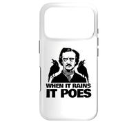 Custodia per iPhone 17 Pro Quando piove Poes divertente Edgar Allan Poe