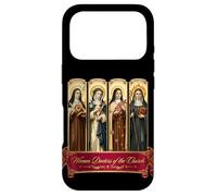 Custodia per iPhone 17 Pro Quattro donne dottoresse della Chiesa sante cattoliche Teresa