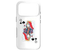 Custodia per iPhone 17 Pro Queen of Spades - Carte da gioco per blackjack