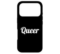 Custodia per iPhone 17 Pro Queer Text Design for Gays, Lesbians, Queers & LGBTI Allies