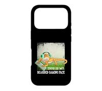 Custodia per iPhone 17 Pro Questa è la mia faccia da gioco barbuto - Bearded Dragon Videogioco