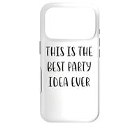 Custodia per iPhone 17 Pro Questa è la migliore idea di festa mai Funny White Lie Party