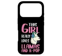 Custodia per iPhone 17 Pro Questa ragazza ama davvero i lama e il K-pop