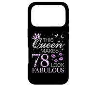 Custodia per iPhone 17 Pro Questa regina fa sembrare favoloso il 78° compleanno in stile viola