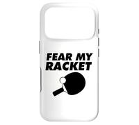 Custodia per iPhone 17 Pro Racchetta da ping pong «Fear My»