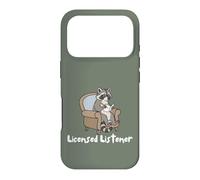 Custodia per iPhone 17 Pro Raccoon Licensed Listener Therapy School Graduation