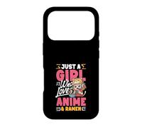 Custodia per iPhone 17 Pro Ragazza Che Ama Anime E Ramen Gamer Cat