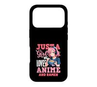 Custodia per iPhone 17 Pro Ragazza Che Ama Anime E Ramen Noodles