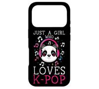Custodia per iPhone 17 Pro Ragazza K-Pop che ama la musica pop coreana Panda Kawaii