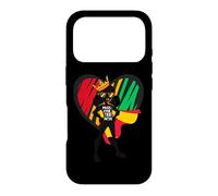 Custodia per iPhone 17 Pro Ragazza Nera Magia Forte Girly Super Brave Hero Marrone Ragazze