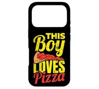 Custodia per iPhone 17 Pro Ragazzo che ama la pizza Fattorino Pizzeria