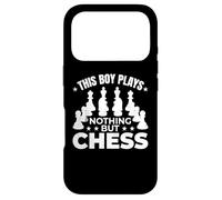 Custodia per iPhone 17 Pro Ragazzo scacchista Allenatore di scacchi