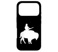 Custodia per iPhone 17 Pro Ragazzo su un Buffalo Silhouette