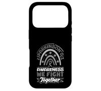 Custodia per iPhone 17 Pro Rainbow Gray Combattiamo insieme la consapevolezza del Parkinson