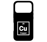 Custodia per iPhone 17 Pro Rame, Cu - Tavola periodica degli elementi Science Gifts