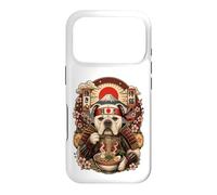 Custodia per iPhone 17 Pro Ramen Pasta American Bulldog Giappone Samurai Cane Snack