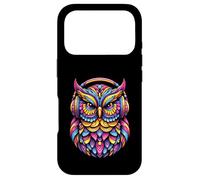 Custodia per iPhone 17 Pro Rave Rainbow Owl House EDM Festival Raver Animal EDC Rave