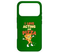 Custodia per iPhone 17 Pro Recitazione Design, Amo Recitare E Pizza