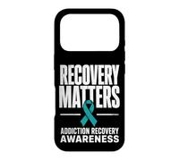 Custodia per iPhone 17 Pro Recovery Matters Drug Alcol Addiction Awareness Teal