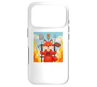 Custodia per iPhone 17 Pro Red Fox Cooking Grill BBQ Funny Gift Red Fox