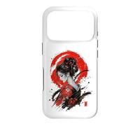 Custodia per iPhone 17 Pro Red Ink Serenity Kimono Ritratto Stile Giapponese Art Design